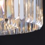 IQ3423 FIXEDO MODERN TIERED CRYSTAL LED CHANDELIER IN BRASS PENDANT LIGHT