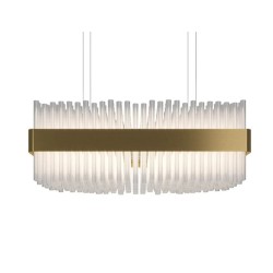 IQ3426 MY LAMP RECTANGULAR HANGING SUSPENSION LIGHTS IN WHITE MURANO GLASS