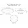 AM70020 Alabaster Flush-Mount Ceiling Light