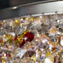 PT5861 OVAL CHANDELIER WITH CRYSTALS