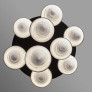 IQ4528 ALABASTER CONE CHANDELIER