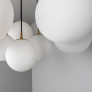 IQ4529 OPULENT ALABASTER BALL CHANDELIER