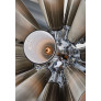 IQ4541 GRAY MURANO GLASS SPUTNIK CHANDELIER
