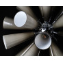 IQ4541 GRAY MURANO GLASS SPUTNIK CHANDELIER