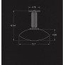 IQ4549 MERIDIAN FLUSH MOUNT