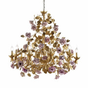 IQ4562 MARIE ANTOINETTE 10 LIGHT CHANDELIER