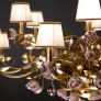 IQ4567 PEONY 18 LIGHT CHANDELIER