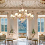 IQ4568 TAORMINA MULTICOLOR & GOLD 15 LIGHTS CHANDELIER