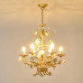 IQ4573 WHITE ROSE CRYSTAL CHANDELIER