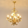 IQ4573 WHITE ROSE CRYSTAL CHANDELIER