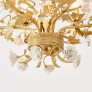 IQ4573 WHITE ROSE CRYSTAL CHANDELIER