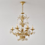 IQ4573 WHITE ROSE CRYSTAL CHANDELIER