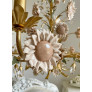 IQ4574 GOLD LEAF 6 LIGHTS CHANDELIER