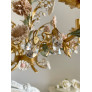 IQ4574 GOLD LEAF 6 LIGHTS CHANDELIER