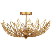 IQ4586 LEAFLACE SEMI-FLUSHMOUNT