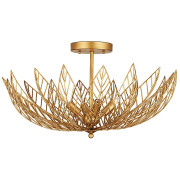 IQ4586 LEAFLACE SEMI-FLUSHMOUNT
