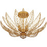 IQ4586 LEAFLACE SEMI-FLUSHMOUNT