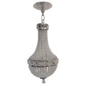 IQ4607 ANTIQUE BEADED CRYSTAL LANTERN
