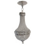 IQ4607 ANTIQUE BEADED CRYSTAL LANTERN
