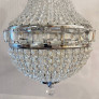 IQ4607 ANTIQUE BEADED CRYSTAL LANTERN