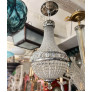 IQ4607 ANTIQUE BEADED CRYSTAL LANTERN
