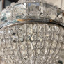 IQ4607 ANTIQUE BEADED CRYSTAL LANTERN