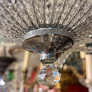 IQ4607 ANTIQUE BEADED CRYSTAL LANTERN