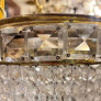 IQ4608 ANTIQUE BEADED CRYSTAL LIGHT