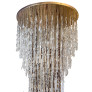 IQ4609 GLASS CHANDELIER