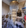 IQ4609 GLASS CHANDELIER