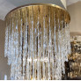 IQ4609 GLASS CHANDELIER