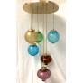 IQ4611 LARGE MODERNE BLOWN GLASS FIXTURE