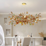 IQ4612 GINKGO LEAF GLASS LED PENDANT LIGHT