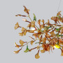IQ4612 GINKGO LEAF GLASS LED PENDANT LIGHT