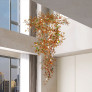 IQ4612 GINKGO LEAF GLASS LED PENDANT LIGHT