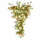 IQ4612 Ginkgo Leaf Glass Pendant Light