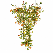IQ4612 Ginkgo Leaf Glass Pendant Light
