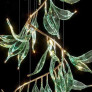 IQ4613 BRANCH LEAF SHAPE LED HANGING LIGHT