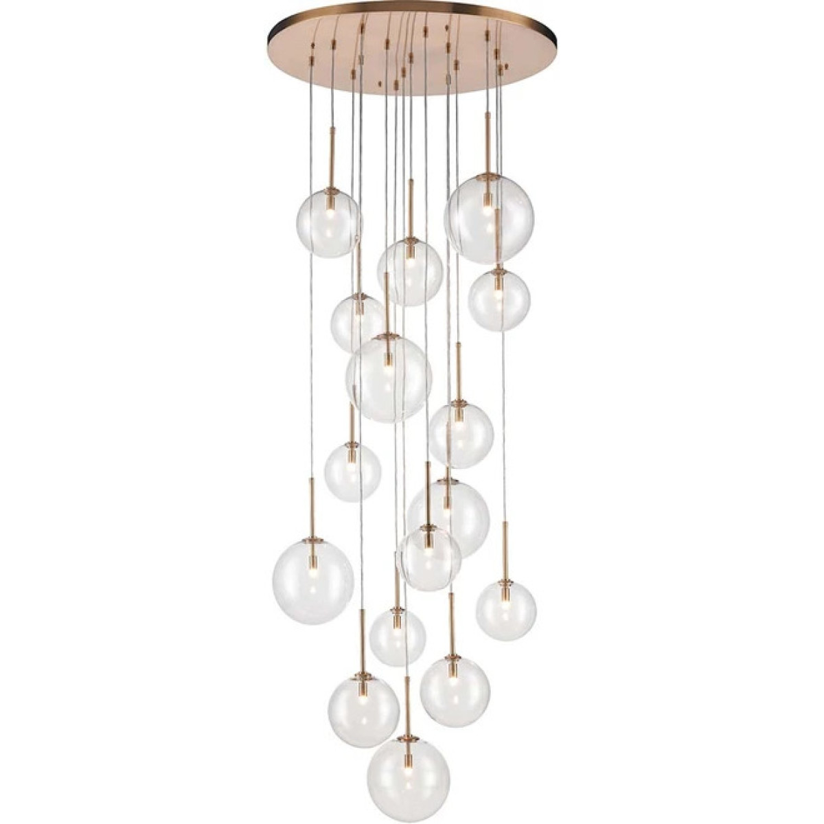 IQ4622 MODERN AGED BRASS MULTI PENDANT LIGHTING IQ4622 MODERN AGED BRASS MULTI PENDANT LIGHTING