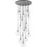 IQ4622 MODERN AGED BRASS MULTI PENDANT LIGHTING