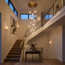 IQ4622 Multi Pendant Lighting-Aged Brass