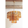 IQ4634 MAZZEGA MURANO WATERFALL CHANDELIER