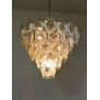 IQ4635 PAIR OF MURANO SHELL CHANDELIERS
