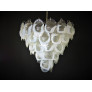 IQ4635 PAIR OF MURANO SHELL CHANDELIERS