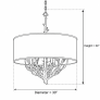 IQ4636 WHITMAN CHANDELIER
