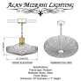 IQ4654 Carl Fagerlund Ceiling Plafond - Brass