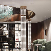 IQ4657 CEILING-MOUNTED TIERED CHANDELIER
