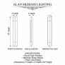 IQ4659 Spear Wall Lamp - Gold