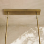 IQ4670 FLORENCE GLASS LINEAR CHANDELIER