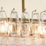IQ4670 FLORENCE GLASS LINEAR CHANDELIER